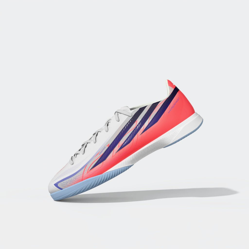2026 New Arrival adidas F50 Hyperfast League Indoor Men's Soccer Shoes - White/Purple wholesalehk.shop
