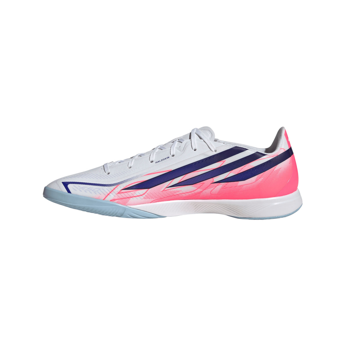 2026 New Arrival adidas F50 Hyperfast League Indoor Men's Soccer Shoes - White/Purple wholesalehk.shop