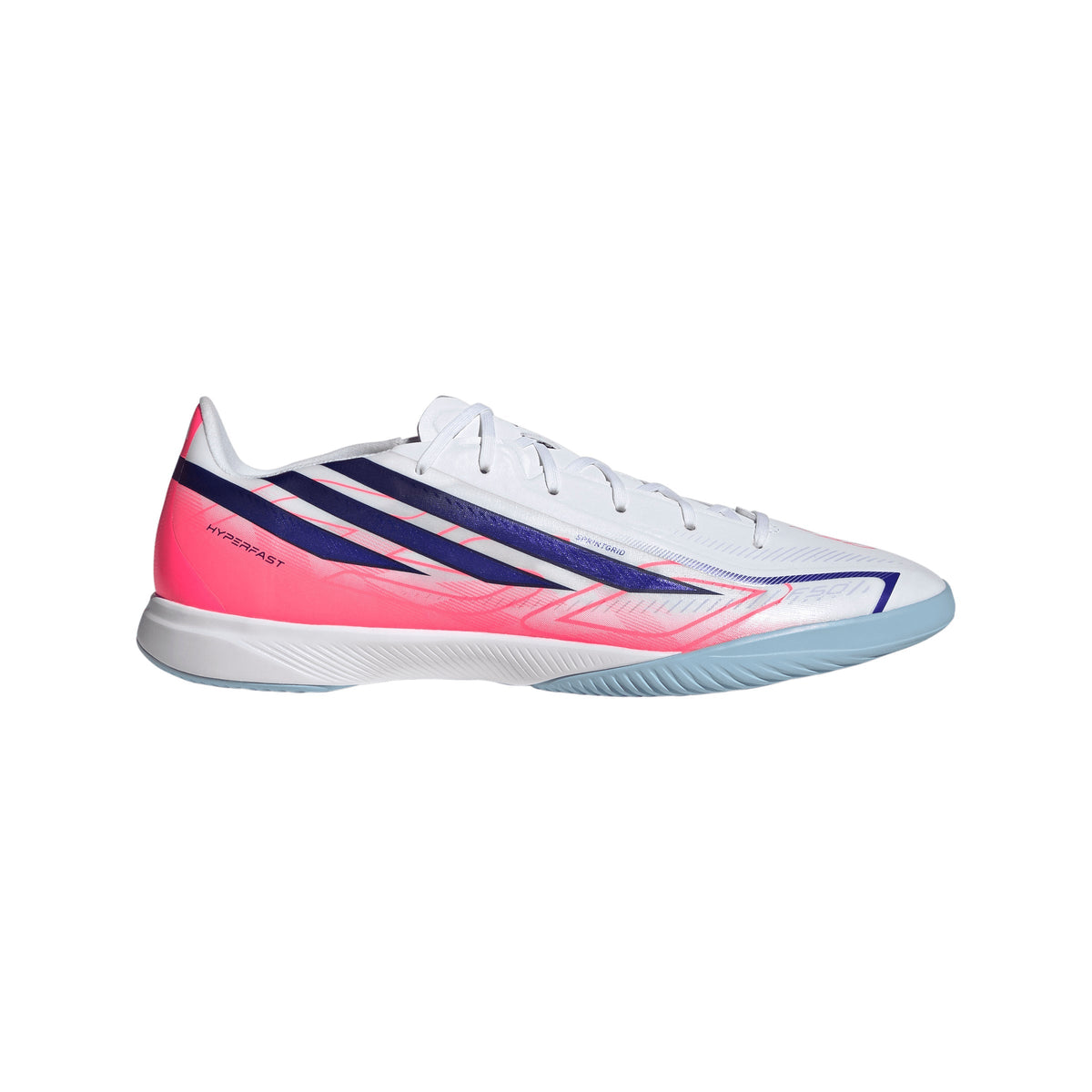 2026 New Arrival adidas F50 Hyperfast League Indoor Men's Soccer Shoes - White/Purple wholesalehk.shop