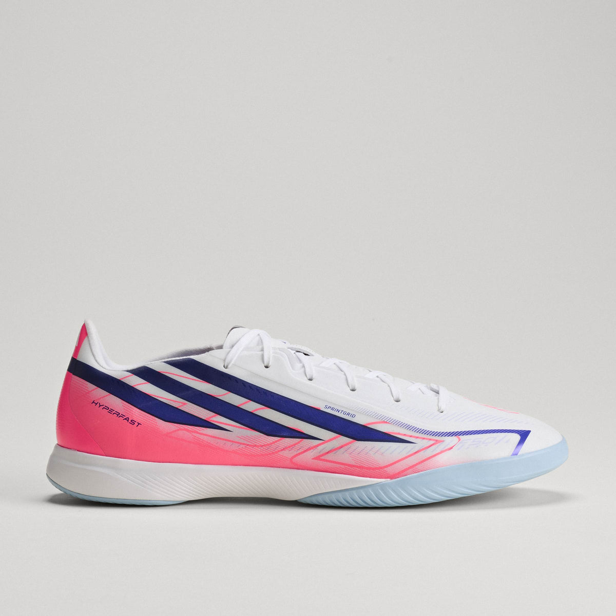 2026 New Arrival adidas F50 Hyperfast League Indoor Men's Soccer Shoes - White/Purple wholesalehk.shop
