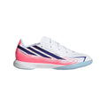 2026 New Arrival adidas F50 Hyperfast League Indoor Youth Soccer Shoes - White/Purple wholesalehk.shop