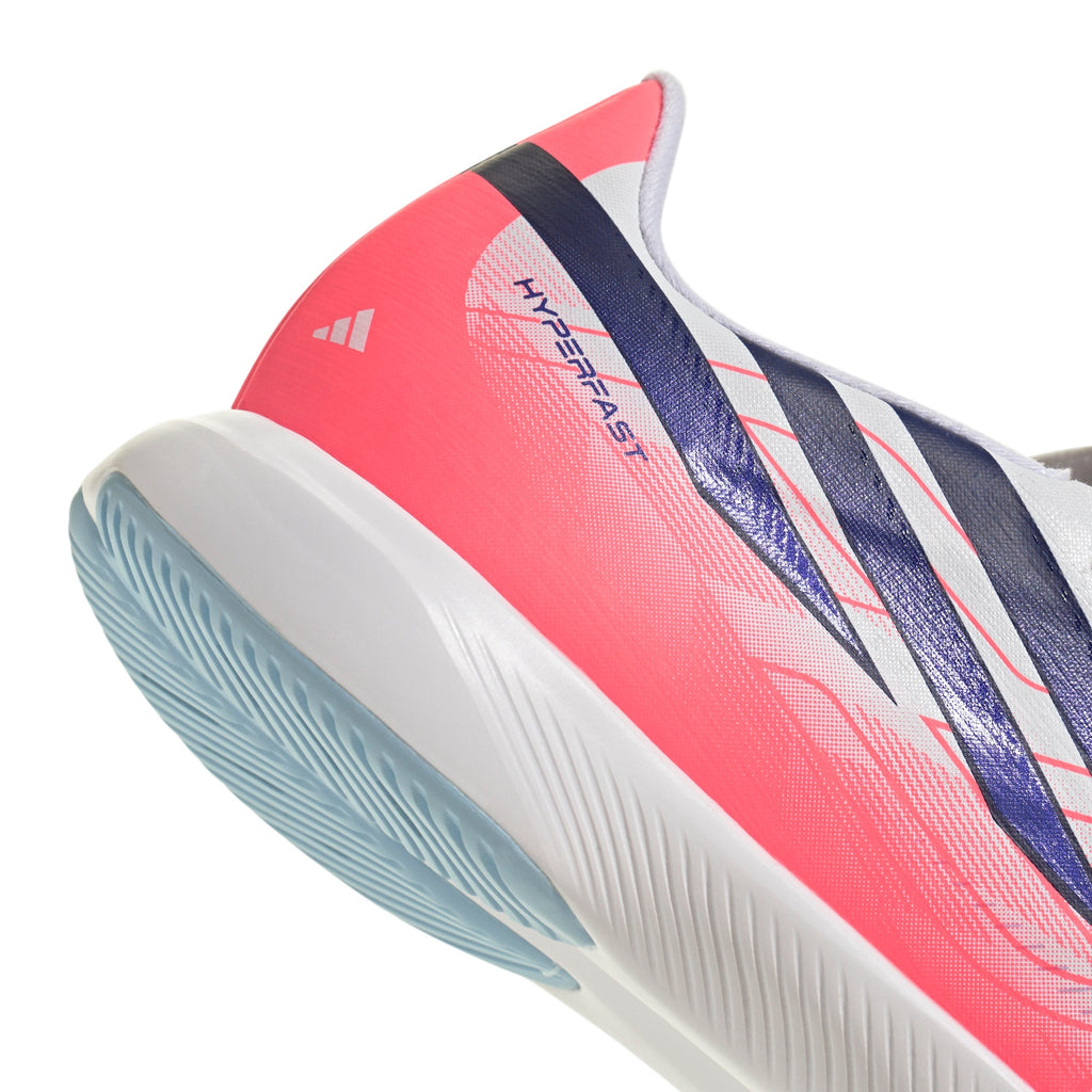 2026 New Arrival adidas F50 Hyperfast League Indoor Youth Soccer Shoes - White/Purple wholesalehk.shop