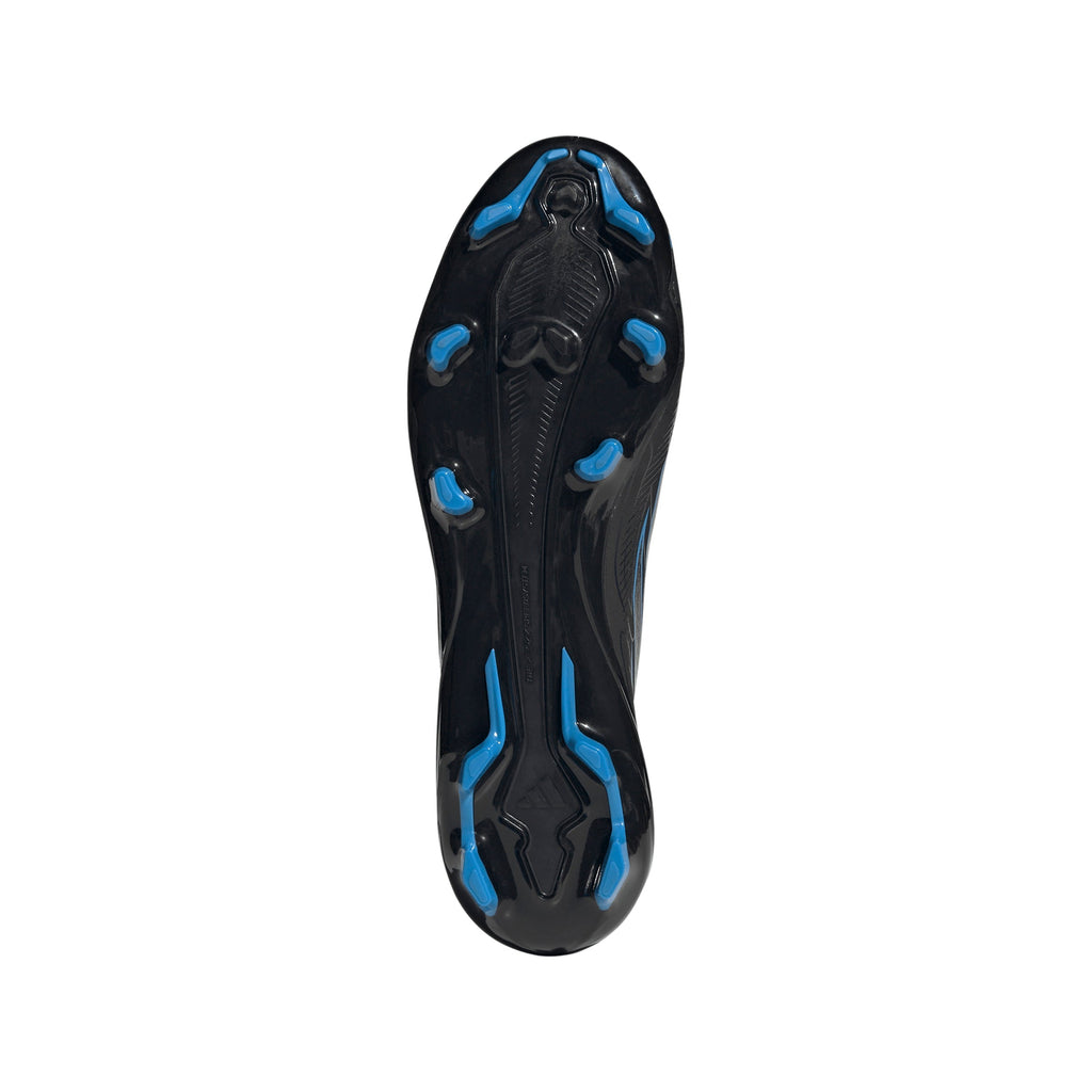2026 New Arrival adidas F50 Hyperfast League Laceless FG Firm Ground Men's Soccer Cleats - Black/Blue wholesalehk.shop