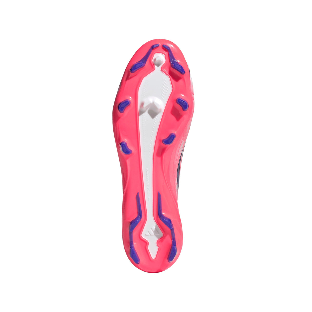 2026 New Arrival adidas F50 Hyperfast League Laceless FG Firm Ground Men's Soccer Cleats - White/Purple/Solar Turbo wholesalehk.shop