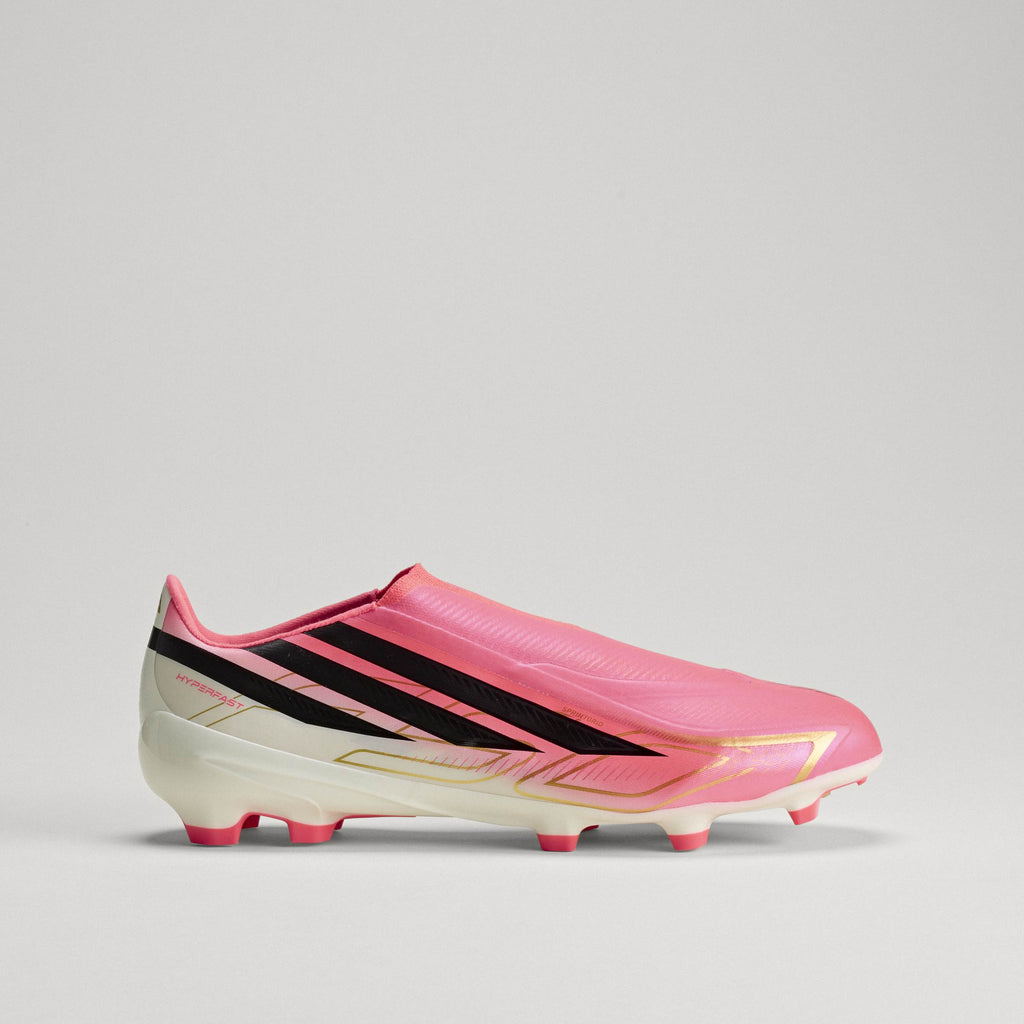 2026 New Arrival adidas F50 Hyperfast League Laceless Firm Ground Men's Soccer Cleats - Turquesa/Black/Gold wholesalehk.shop