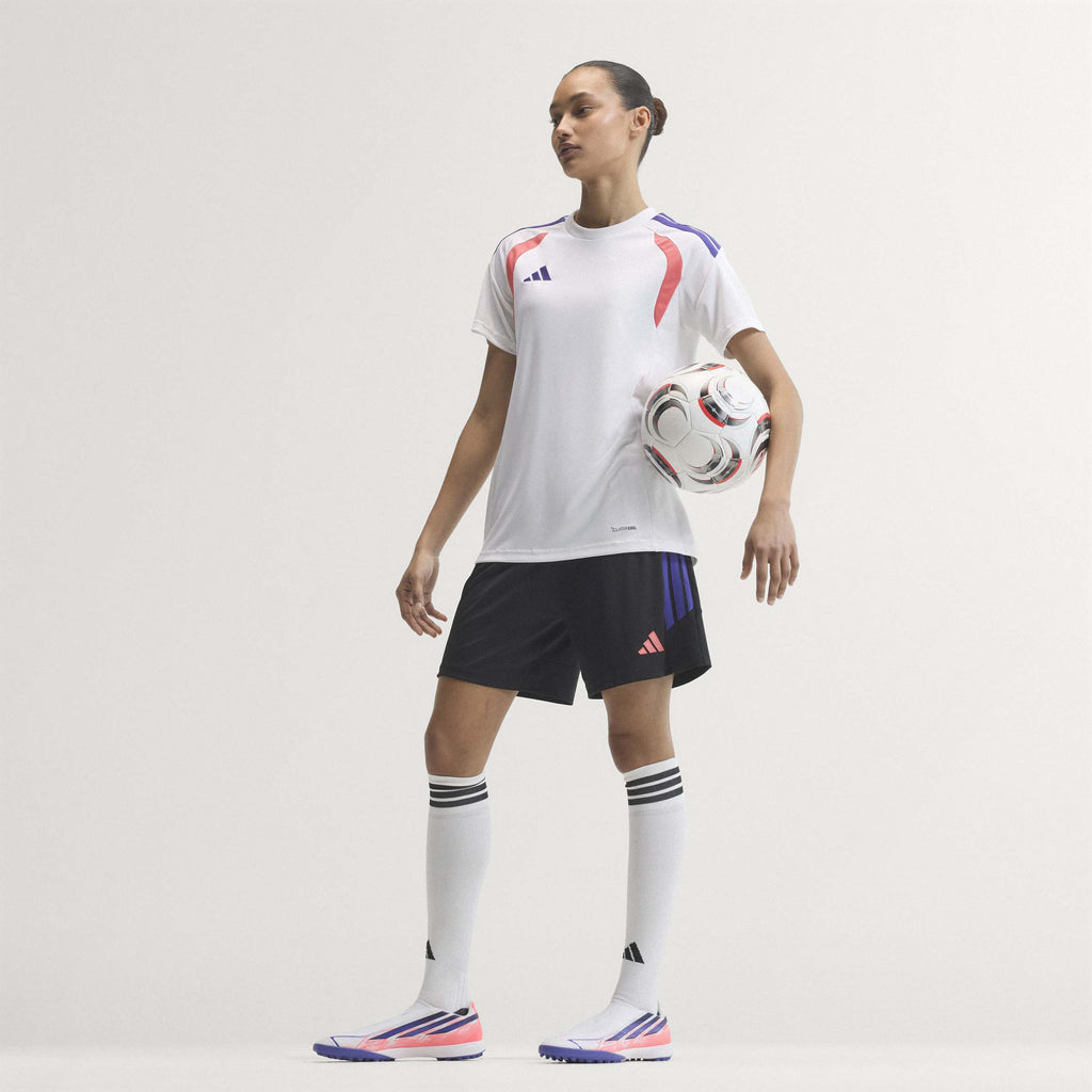 2026 New Arrival adidas F50 Hyperfast League Laceless Turf Men's Soccer Cleats - White/Purple/Solar Turbo wholesalehk.shop
