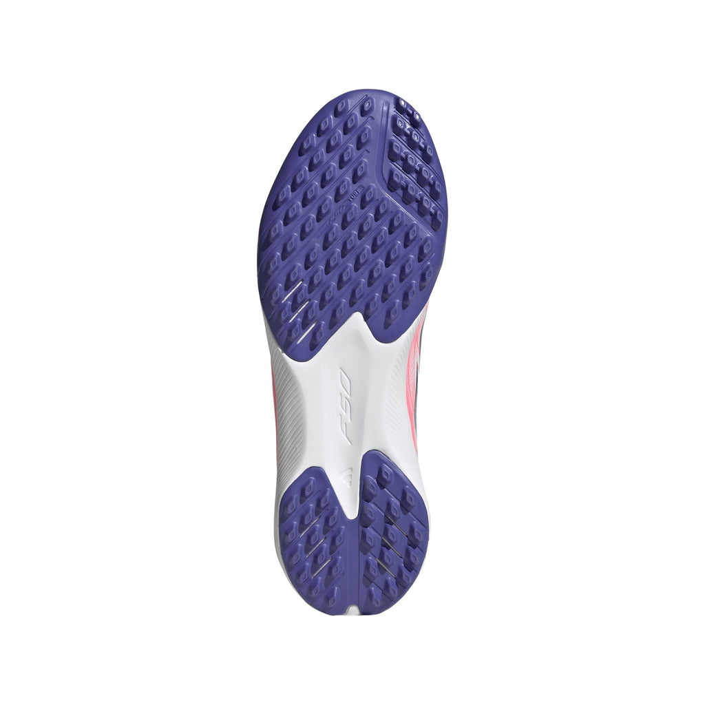 2026 New Arrival adidas F50 Hyperfast League Mid Turf Youth Soccer Cleats - White/Purple wholesalehk.shop