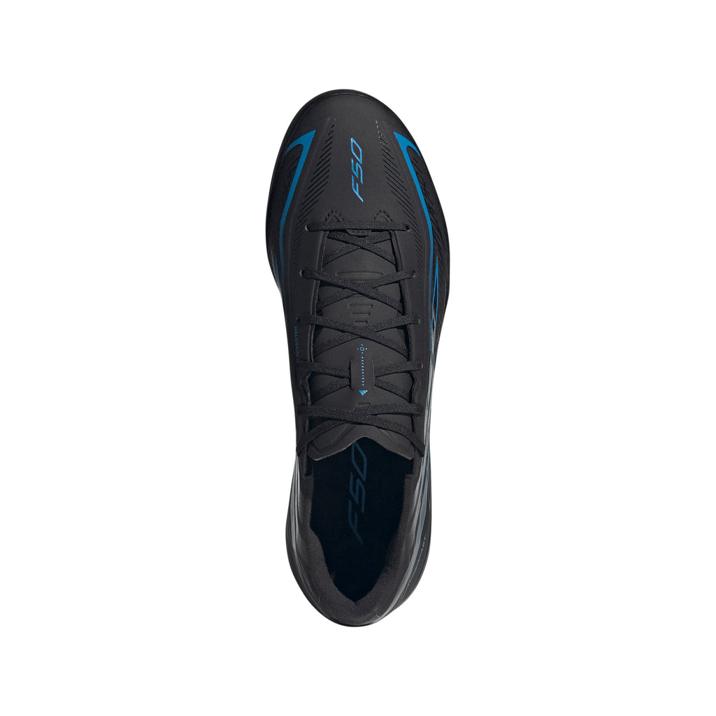2026 New Arrival adidas F50 Hyperfast League Turf Men's Soccer Cleats - Black/Black/Blue wholesalehk.shop