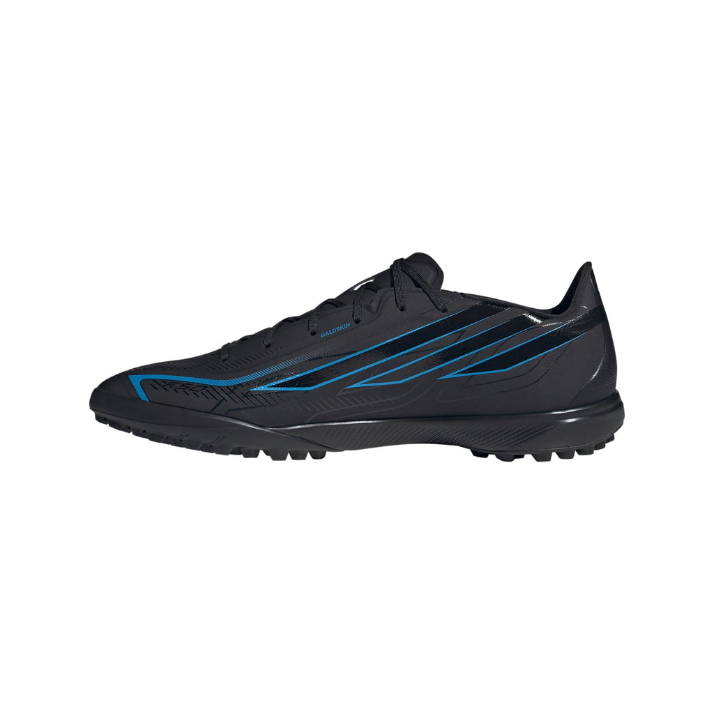 2026 New Arrival adidas F50 Hyperfast League Turf Men's Soccer Cleats - Black/Black/Blue wholesalehk.shop