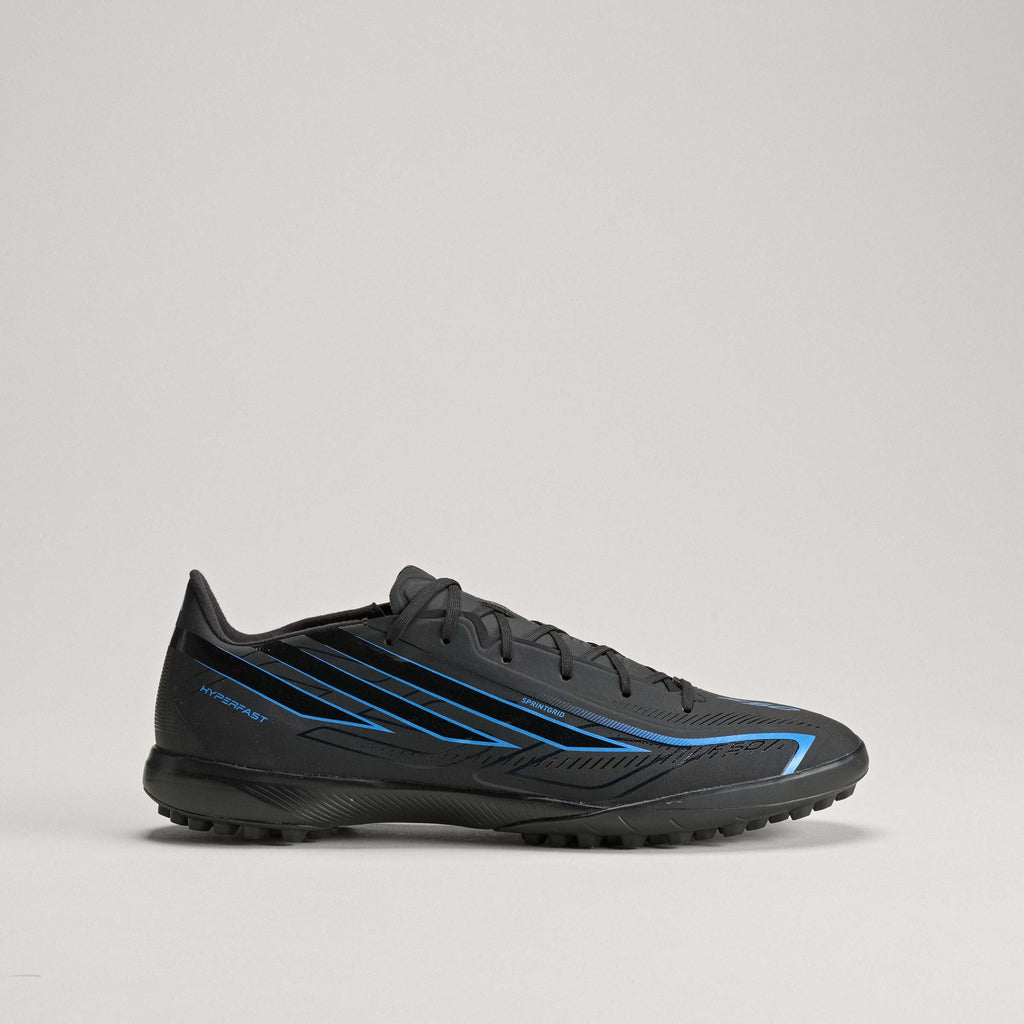 2026 New Arrival adidas F50 Hyperfast League Turf Men's Soccer Cleats - Black/Black/Blue wholesalehk.shop