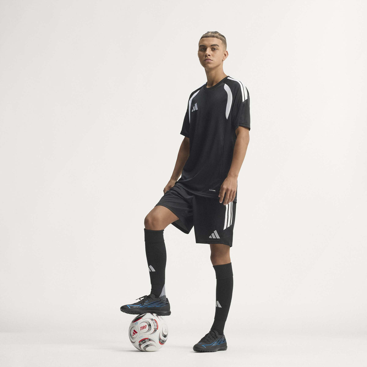 2026 New Arrival adidas F50 Hyperfast League Turf Men's Soccer Cleats - Black/Black/Blue wholesalehk.shop