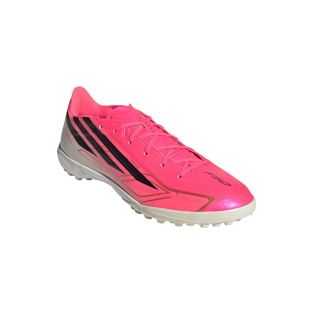 2026 New Arrival adidas F50 Hyperfast League Turf Men's Soccer Cleats - Turquesa/Black/Gold wholesalehk.shop