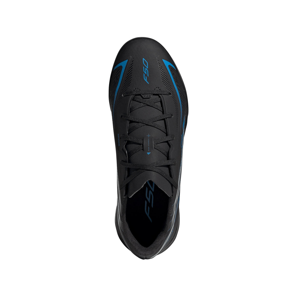 2026 New Arrival adidas F50 Hyperfast League Turf Youth Soccer Cleats - Black/Black/Blue wholesalehk.shop