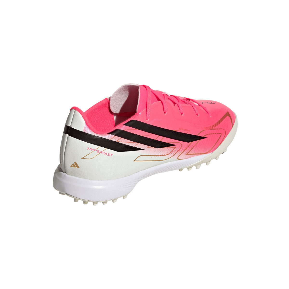 2026 New Arrival adidas F50 Hyperfast League Turf Youth Soccer Cleats - Turquesa/Black/Gold wholesalehk.shop