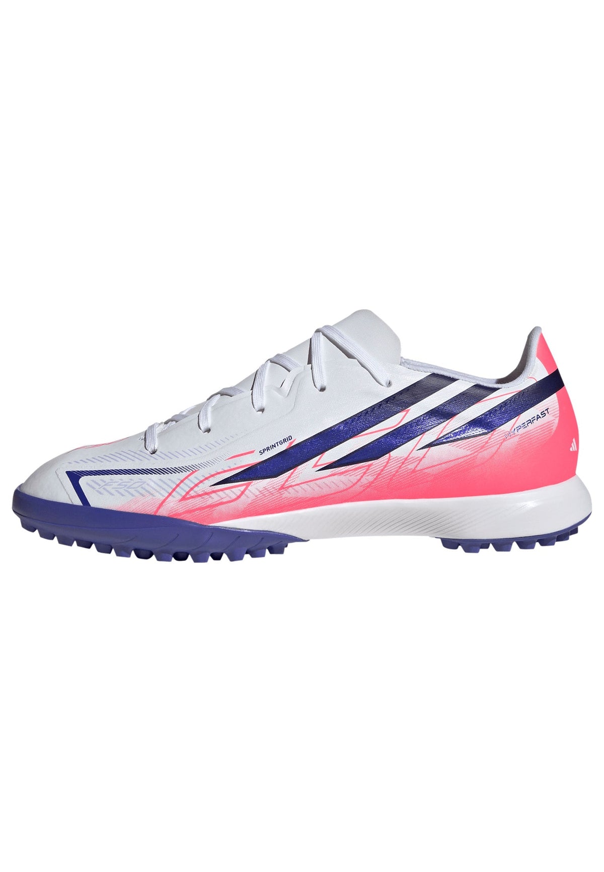 2026 New Arrival adidas F50 Hyperfast League Turf Youth Soccer Cleats - White/Purple wholesalehk.shop