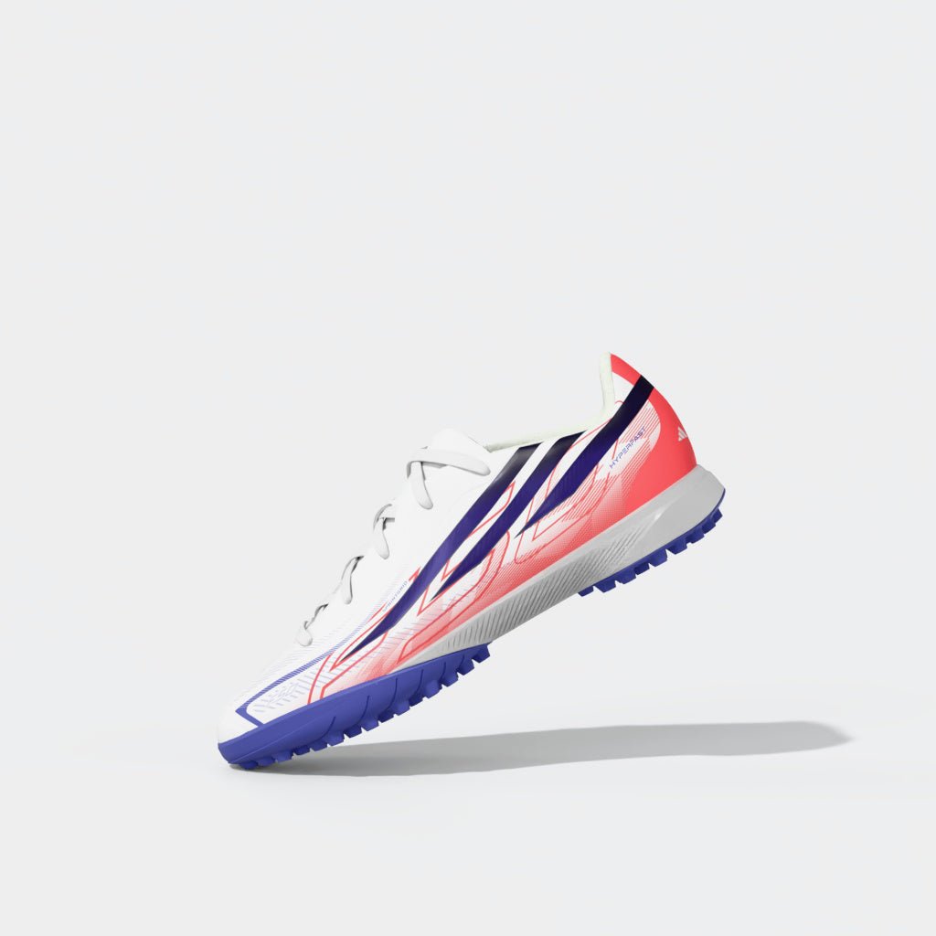 2026 New Arrival adidas F50 Hyperfast League Turf Youth Soccer Cleats - White/Purple wholesalehk.shop