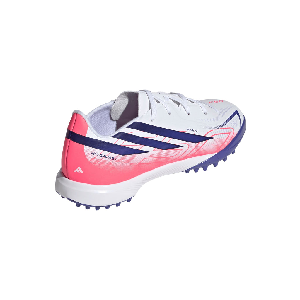 2026 New Arrival adidas F50 Hyperfast League Turf Youth Soccer Cleats - White/Purple wholesalehk.shop