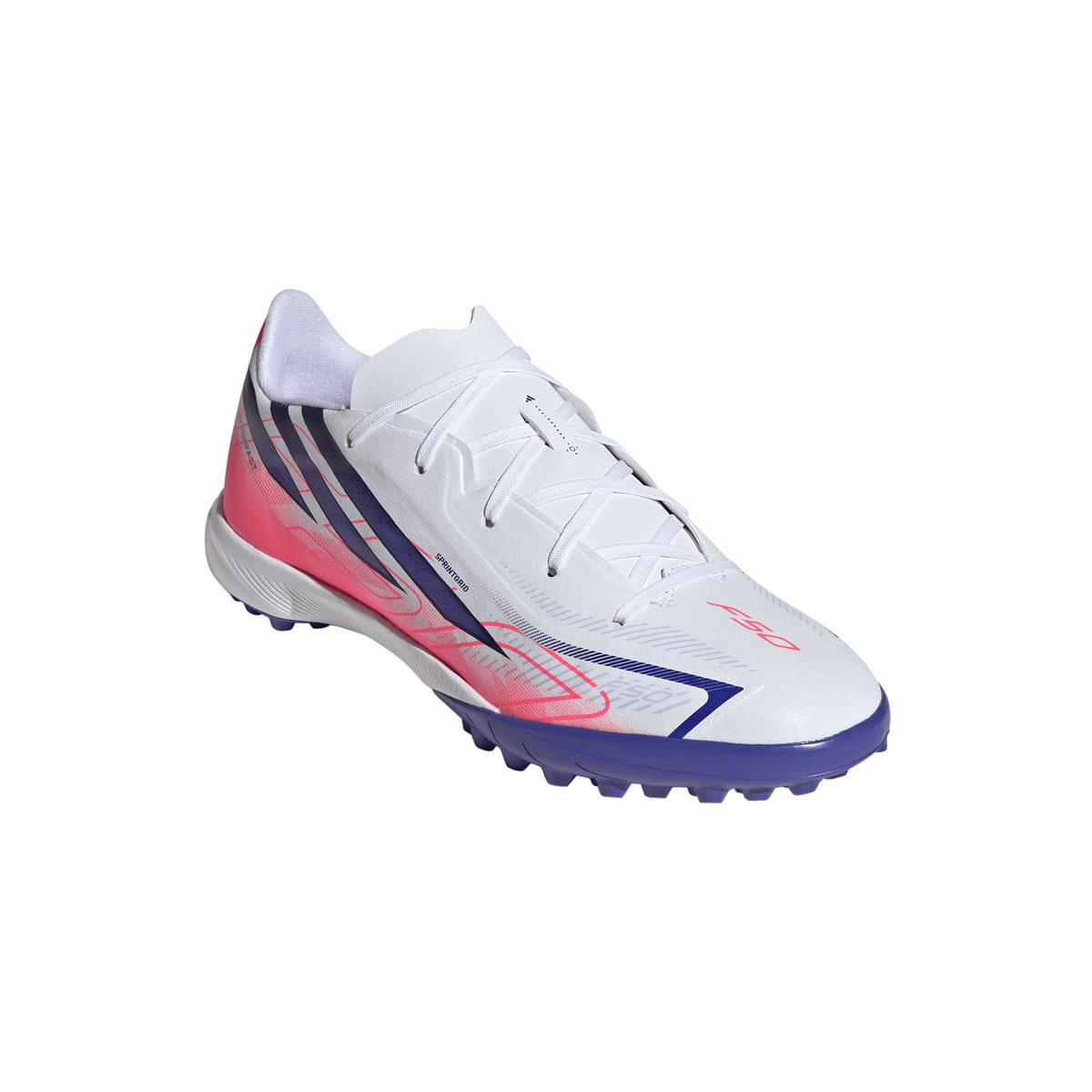 2026 New Arrival adidas F50 Hyperfast League Turf Youth Soccer Cleats - White/Purple wholesalehk.shop