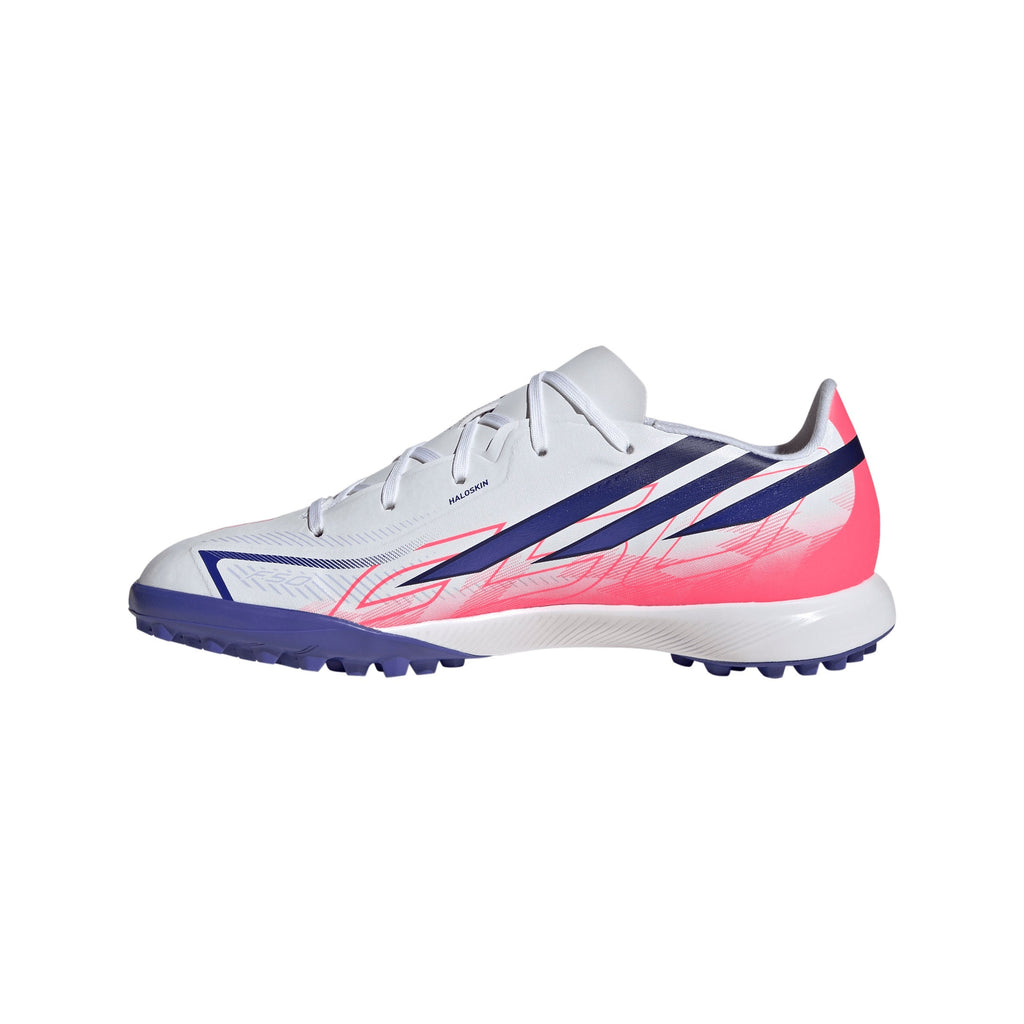 2026 New Arrival adidas F50 Hyperfast League Turf Youth Soccer Cleats - White/Purple wholesalehk.shop