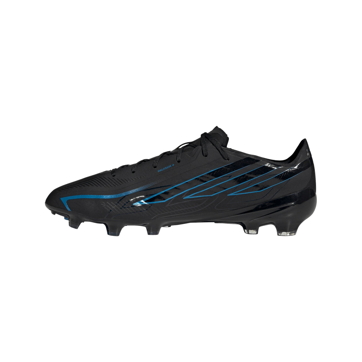 2026 New Arrival adidas F50 Hyperfast Pro Firm Ground Men's Soccer Cleats - Black/Black/Blue wholesalehk.shop
