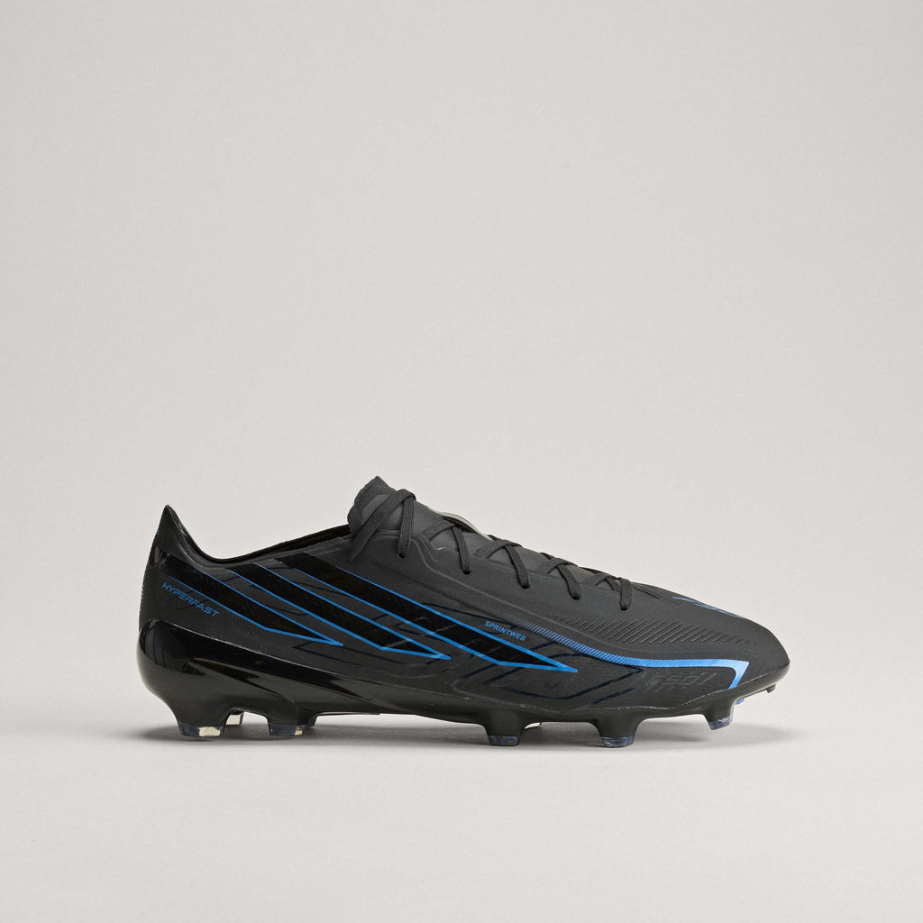 2026 New Arrival adidas F50 Hyperfast Pro Firm Ground Men's Soccer Cleats - Black/Black/Blue wholesalehk.shop