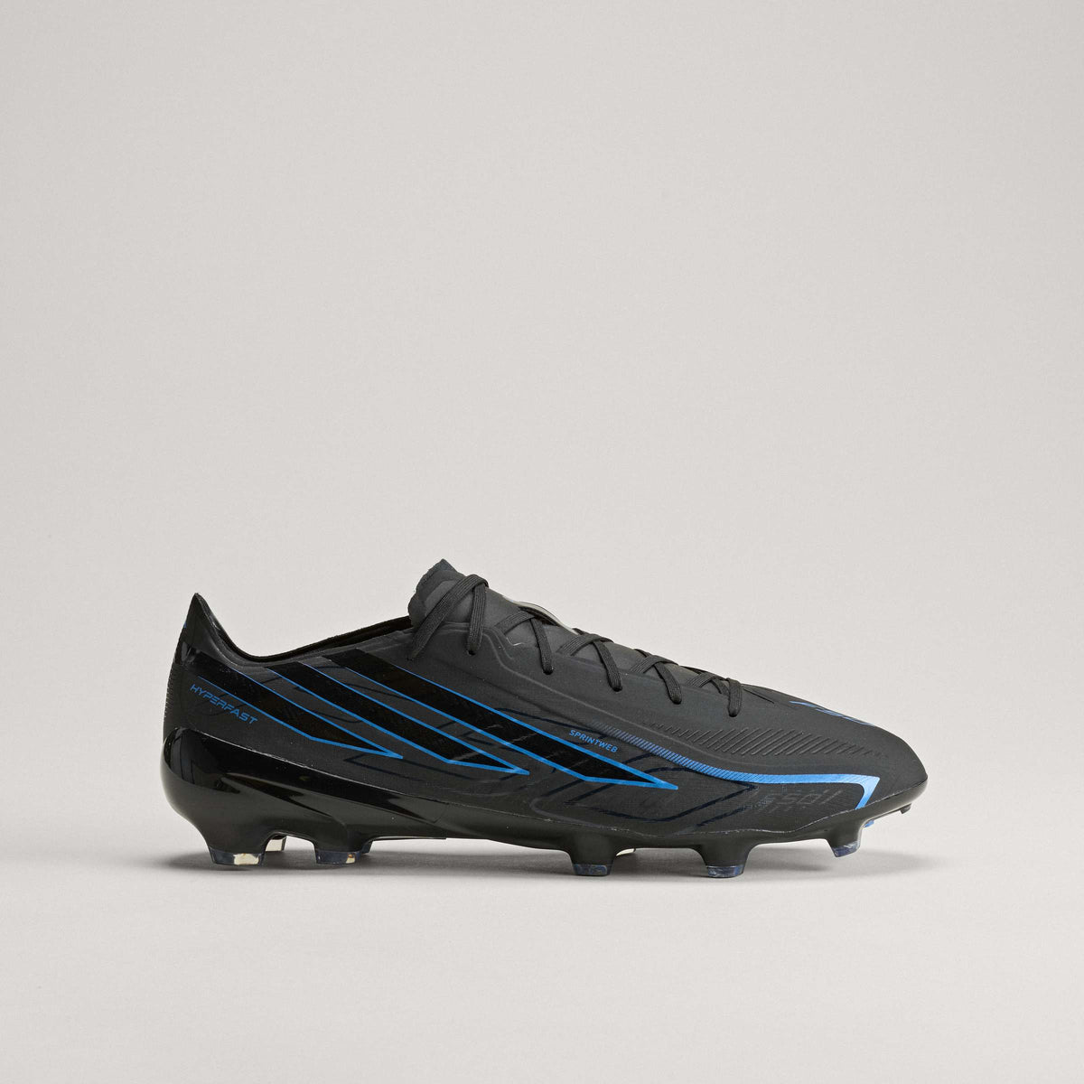 2026 New Arrival adidas F50 Hyperfast Pro Firm Ground Men's Soccer Cleats - Black/Black/Blue wholesalehk.shop