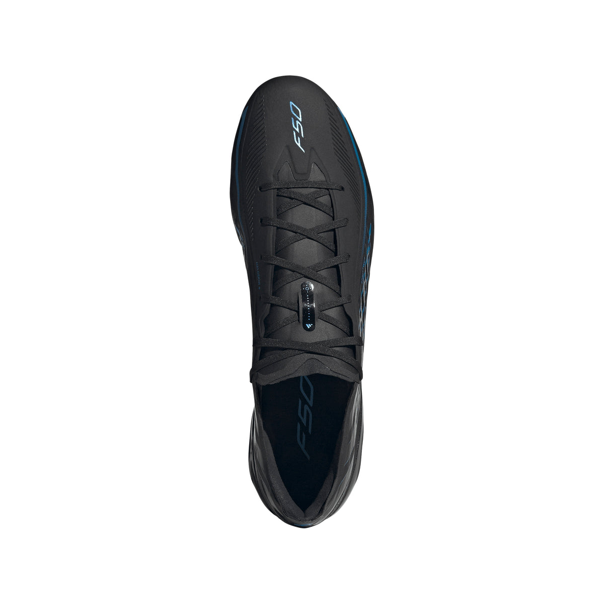2026 New Arrival adidas F50 Hyperfast Pro Firm Ground Men's Soccer Cleats - Black/Black/Blue wholesalehk.shop