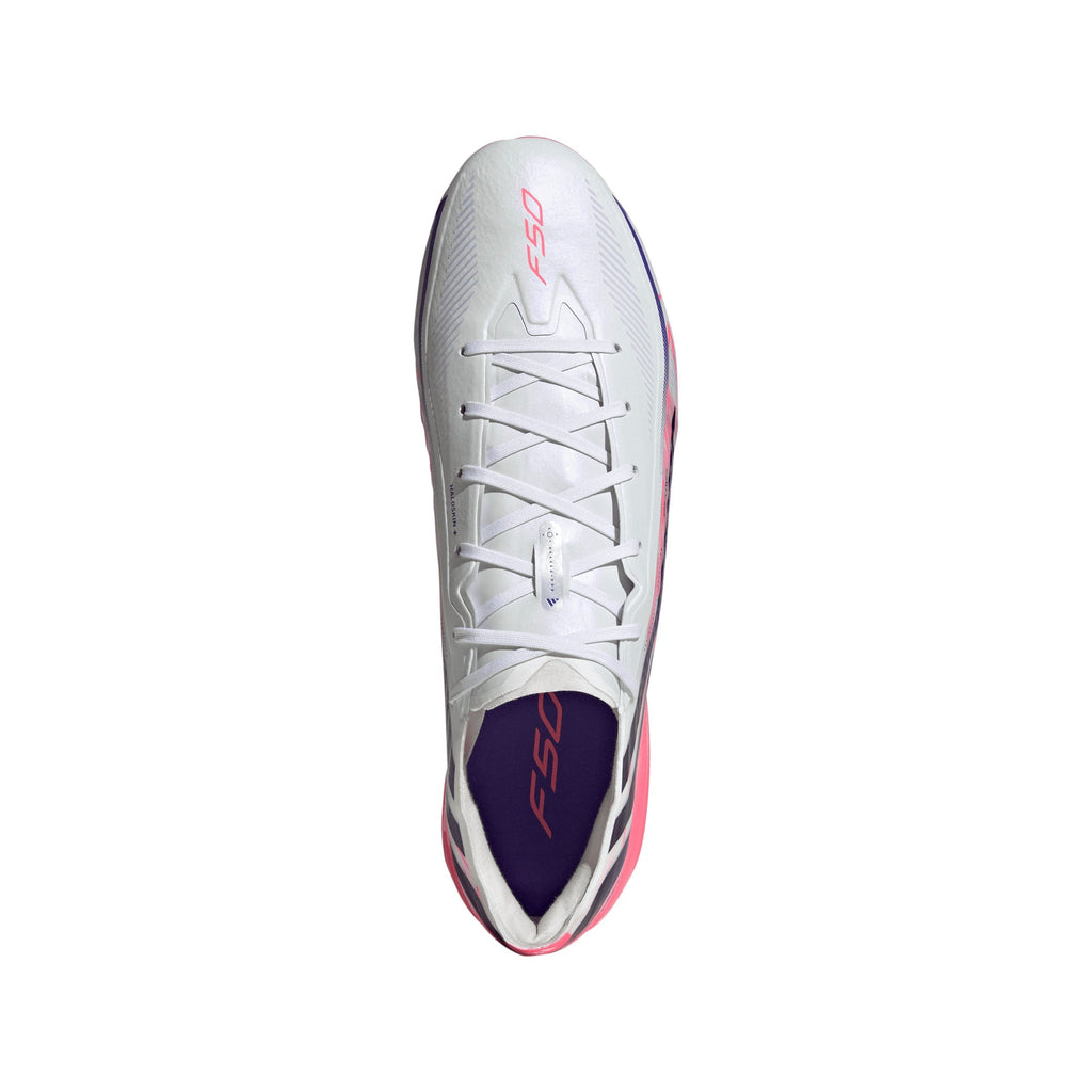 2026 New Arrival adidas F50 Hyperfast Pro Firm Ground Men's Soccer Cleats - White/Purple wholesalehk.shop