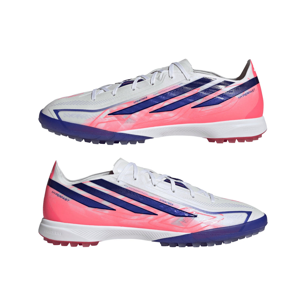 2026 New Arrival adidas F50 Hyperfast Pro Turf Men's Soccer Cleats - White/Purple wholesalehk.shop