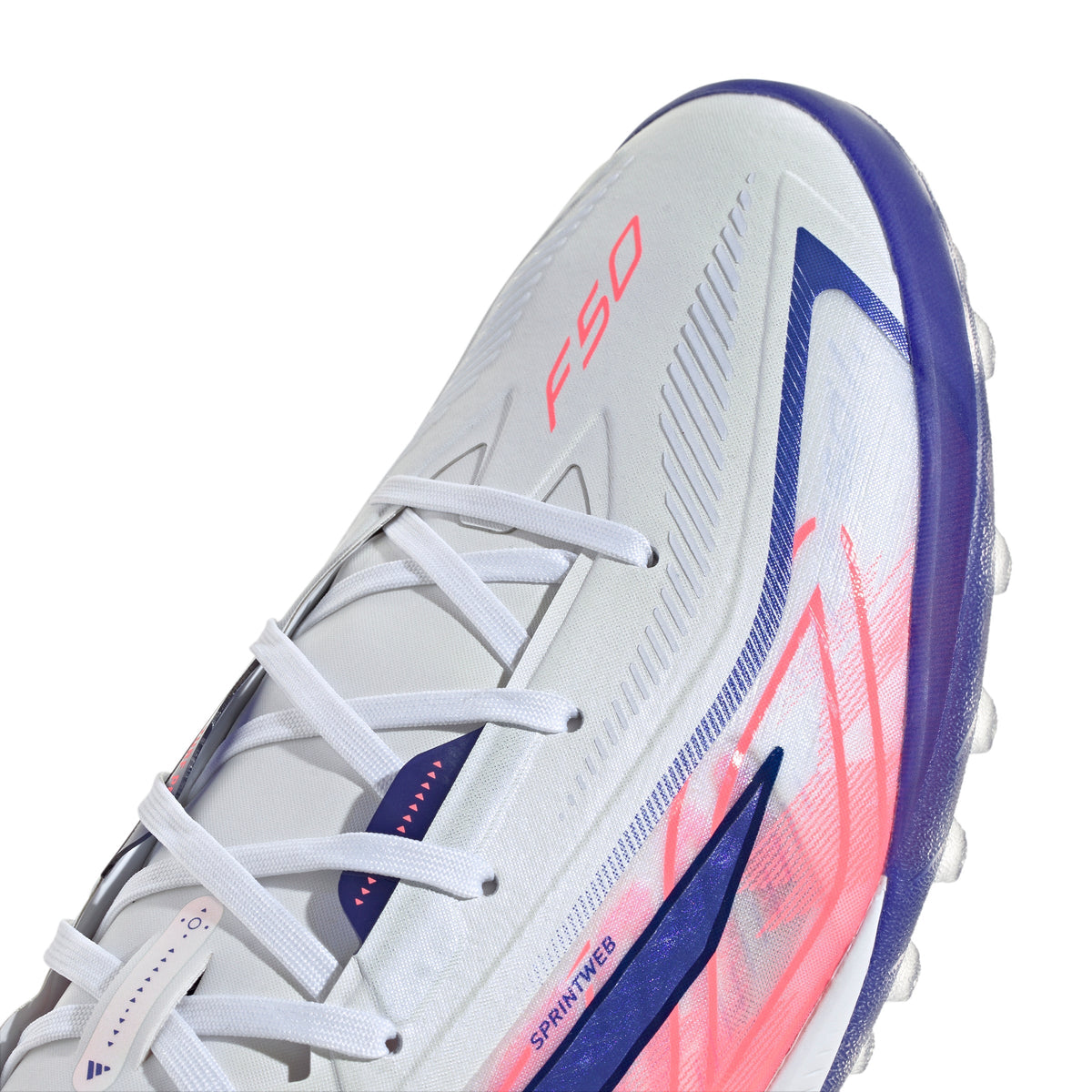 2026 New Arrival adidas F50 Hyperfast Pro Turf Men's Soccer Cleats - White/Purple wholesalehk.shop