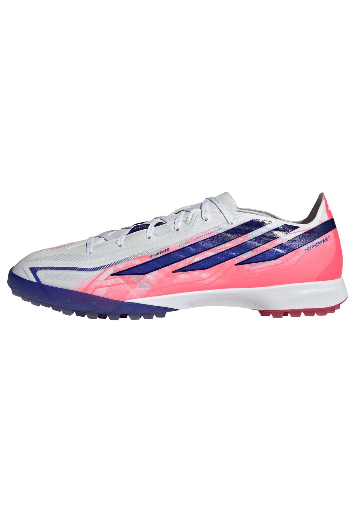 2026 New Arrival adidas F50 Hyperfast Pro Turf Men's Soccer Cleats - White/Purple wholesalehk.shop