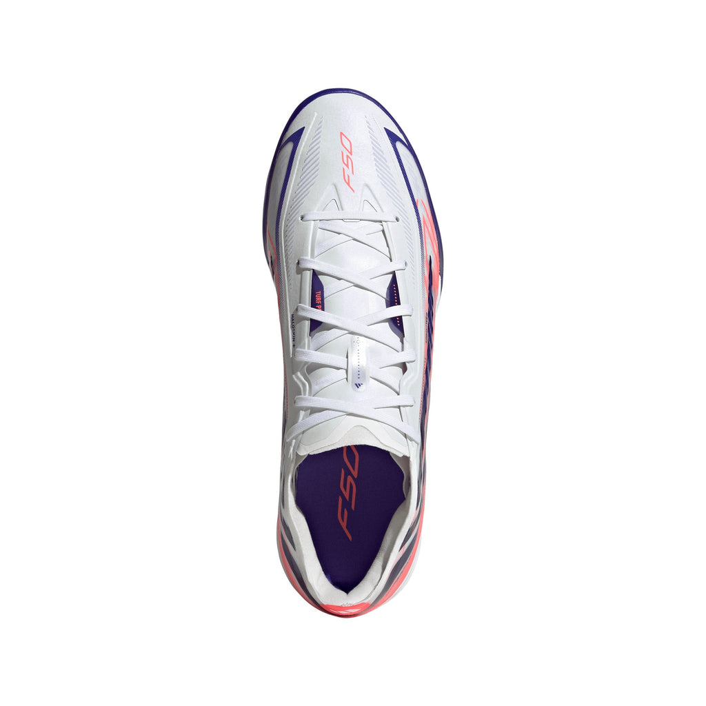 2026 New Arrival adidas F50 Hyperfast Pro Turf Men's Soccer Cleats - White/Purple wholesalehk.shop