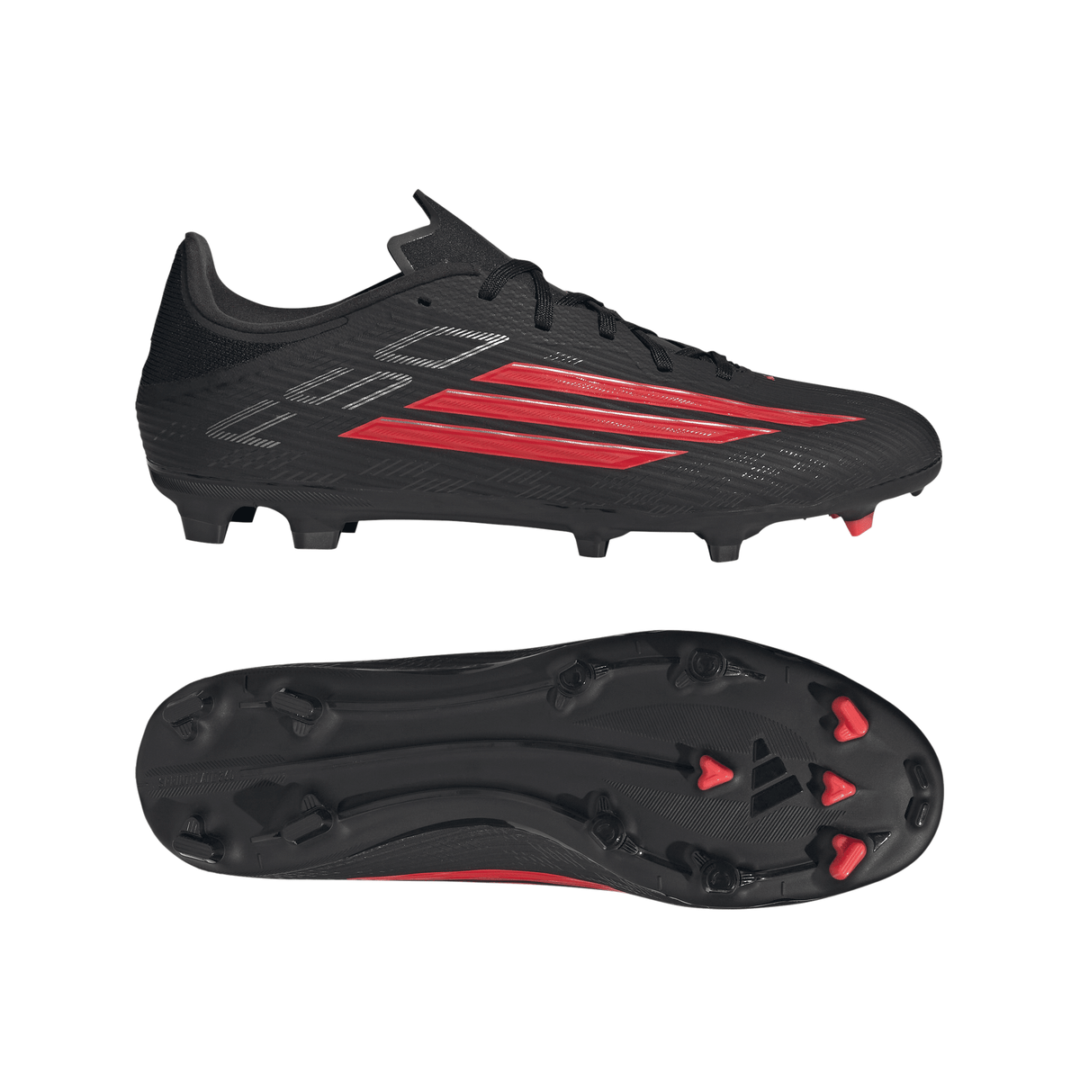 2026 New Arrival adidas F50 League FG/MG Firm Ground / Multi Ground Men´s Soccer Cleats - Black/Red wholesalehk.shop
