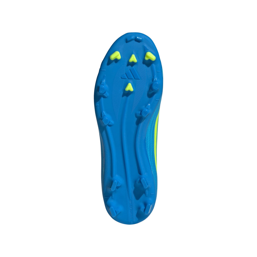 2026 New Arrival adidas F50 League FG/MG Firm Ground/Multi Ground Youth Soccer Cleats - Blue/Yellow/Aqua wholesalehk.shop