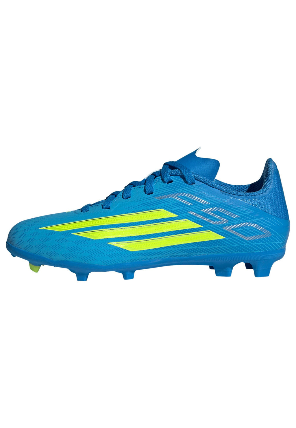 2026 New Arrival adidas F50 League FG/MG Firm Ground/Multi Ground Youth Soccer Cleats - Blue/Yellow/Aqua wholesalehk.shop