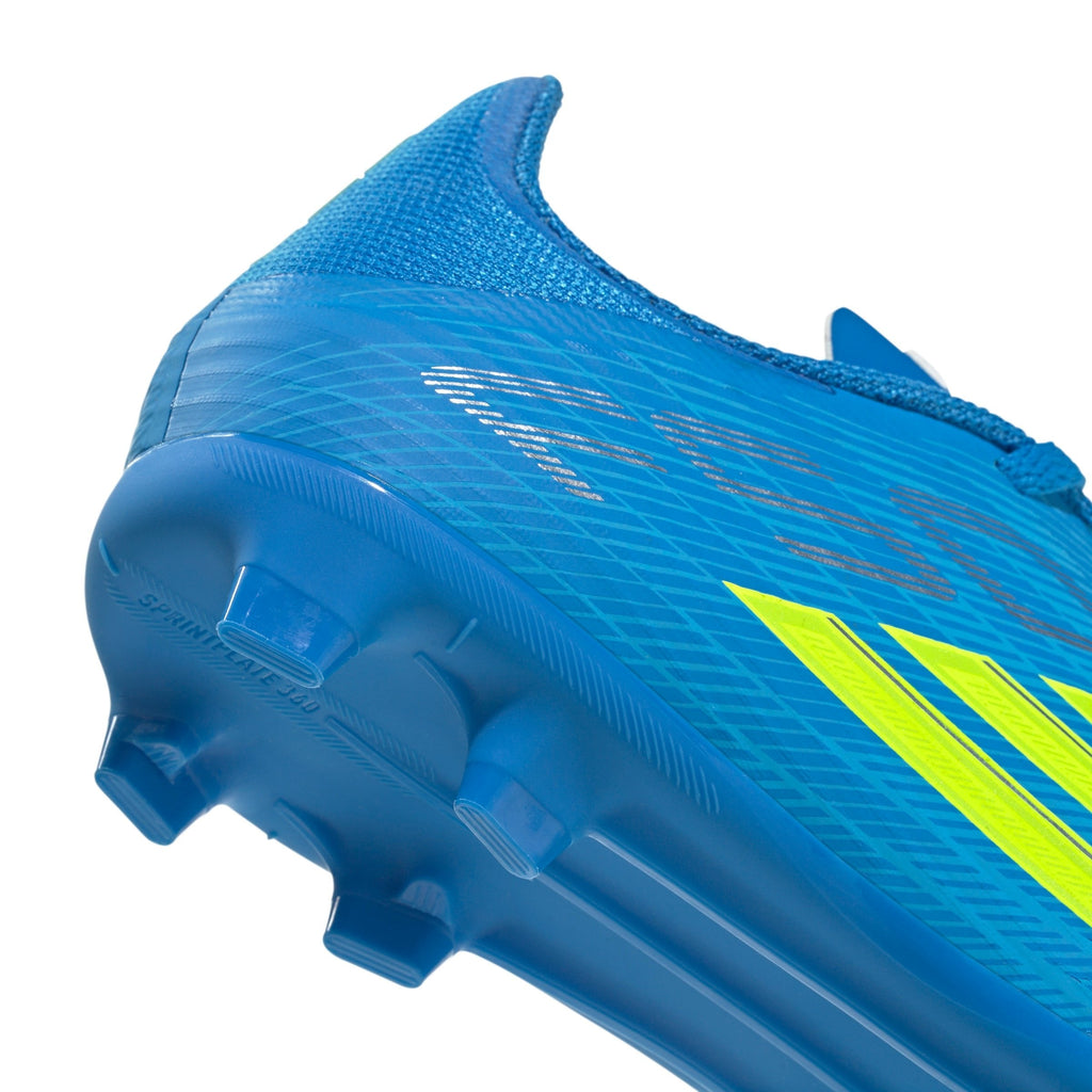 2026 New Arrival adidas F50 League FG/MG Firm Ground/Multi Ground Youth Soccer Cleats - Blue/Yellow/Aqua wholesalehk.shop