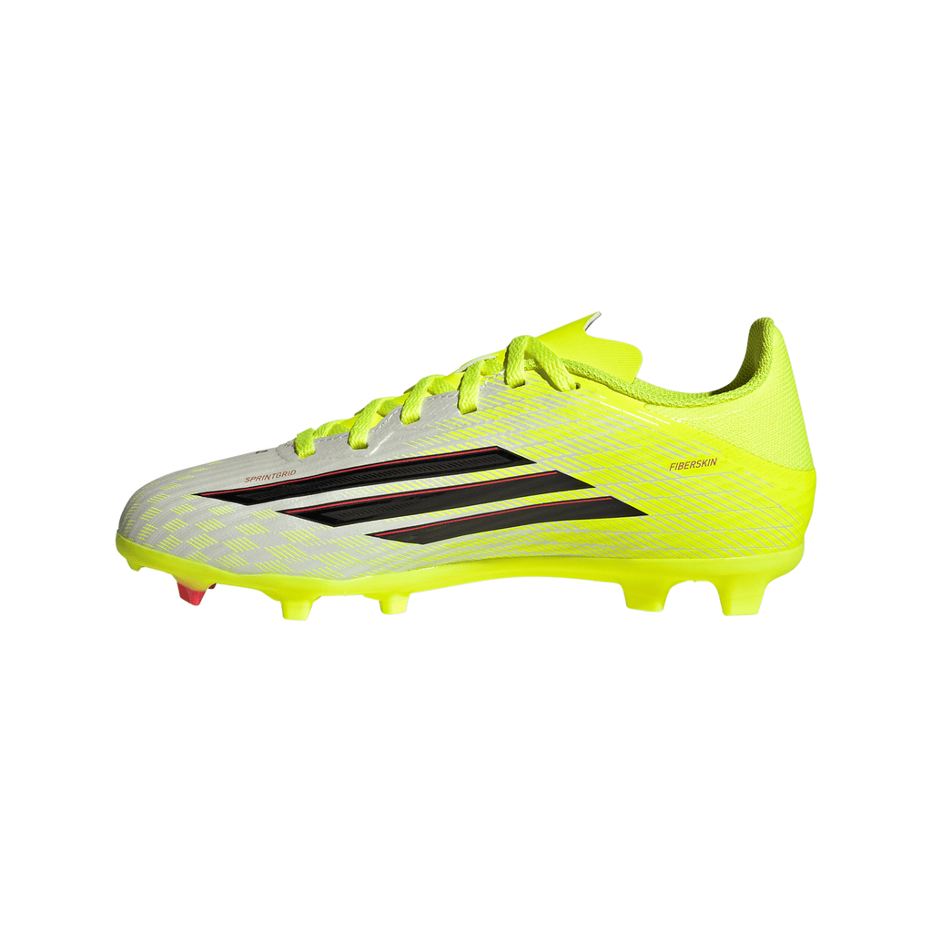 2026 New Arrival adidas F50 League FG/MG Firm Ground/Multi Ground Youth Soccer Cleats - Yellow/Black/Red wholesalehk.shop