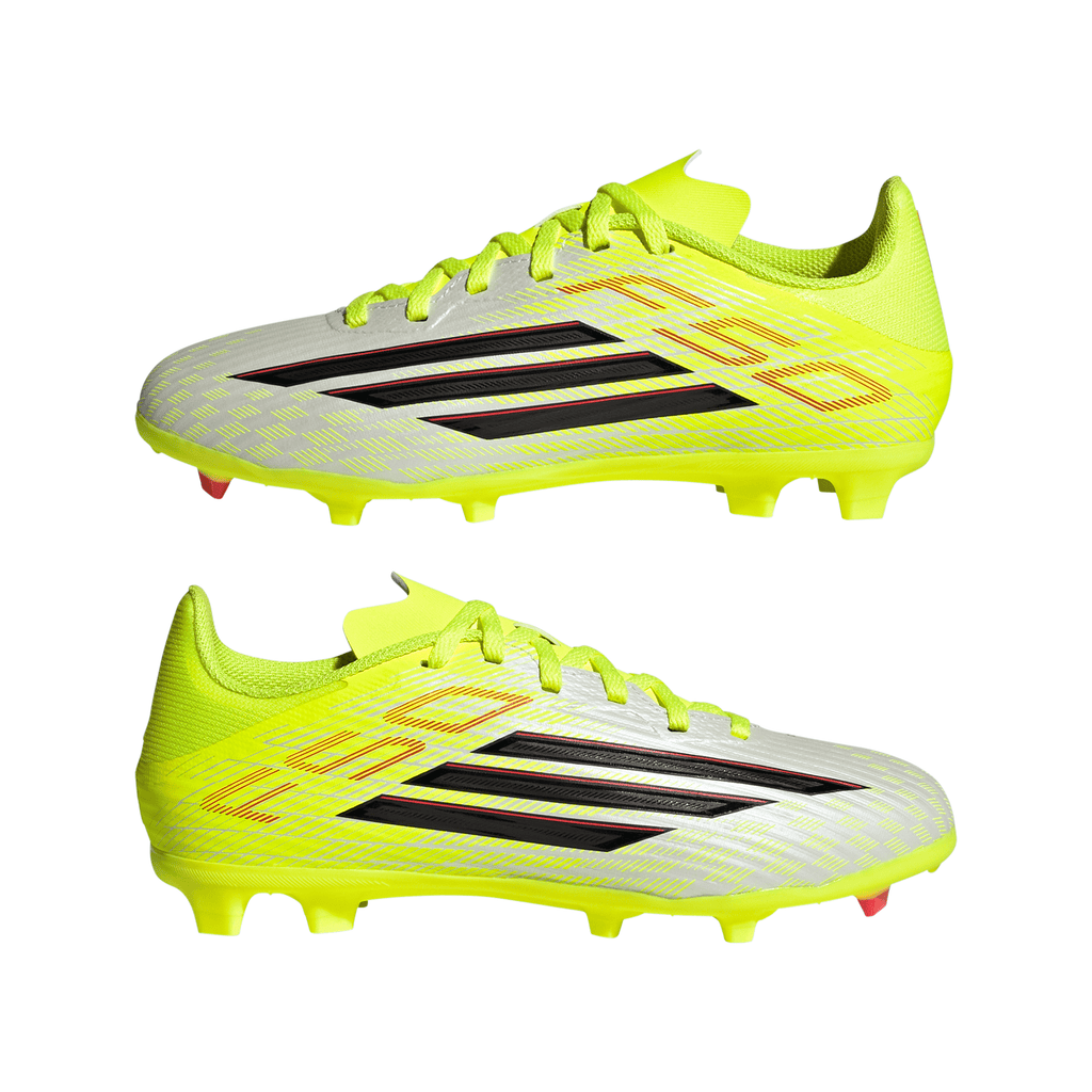 2026 New Arrival adidas F50 League FG/MG Firm Ground/Multi Ground Youth Soccer Cleats - Yellow/Black/Red wholesalehk.shop