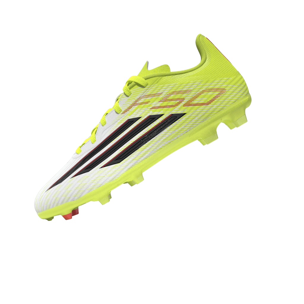 2026 New Arrival adidas F50 League FG/MG Firm Ground/Multi Ground Youth Soccer Cleats - Yellow/Black/Red wholesalehk.shop