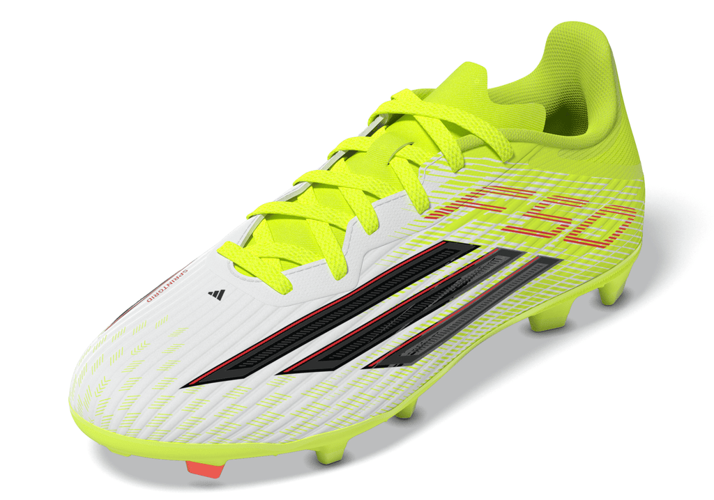2026 New Arrival adidas F50 League FG/MG Firm Ground/Multi Ground Youth Soccer Cleats - Yellow/Black/Red wholesalehk.shop