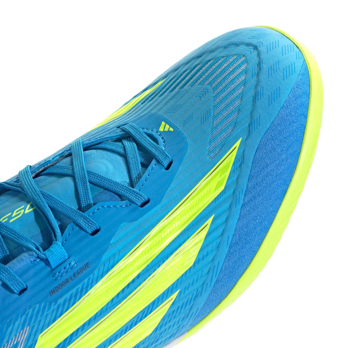 2026 New Arrival adidas F50 League IN Indoor Men's Soccer Shoes - Blue/Yellow/Aqua wholesalehk.shop