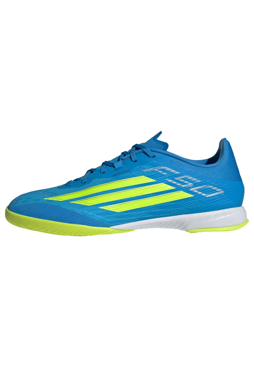 2026 New Arrival adidas F50 League IN Indoor Men's Soccer Shoes - Blue/Yellow/Aqua wholesalehk.shop