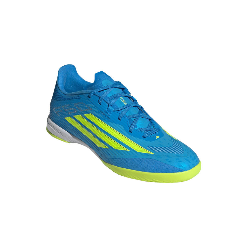 2026 New Arrival adidas F50 League IN Indoor Men's Soccer Shoes - Blue/Yellow/Aqua wholesalehk.shop