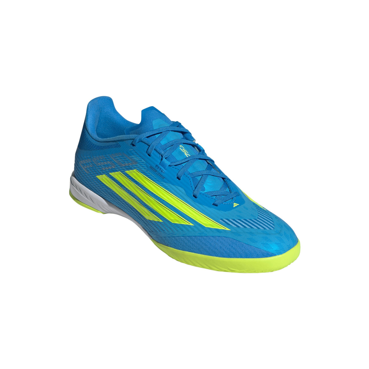 2026 New Arrival adidas F50 League IN Indoor Men's Soccer Shoes - Blue/Yellow/Aqua wholesalehk.shop