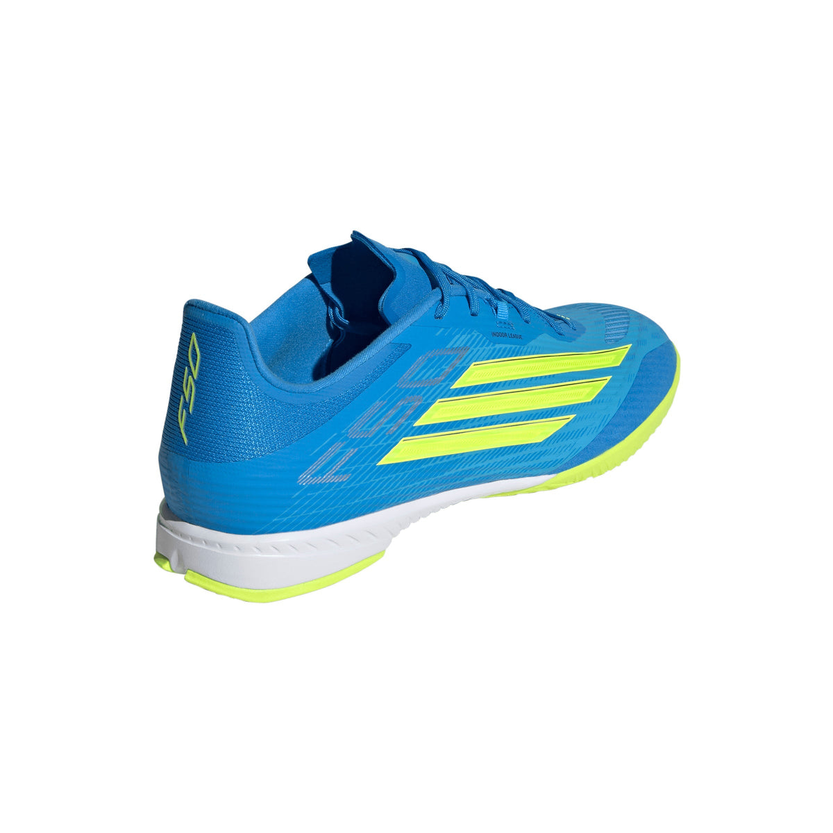 2026 New Arrival adidas F50 League IN Indoor Men's Soccer Shoes - Blue/Yellow/Aqua wholesalehk.shop
