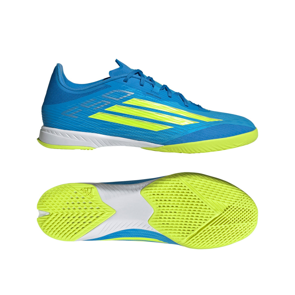 2026 New Arrival adidas F50 League IN Indoor Men's Soccer Shoes - Blue/Yellow/Aqua wholesalehk.shop