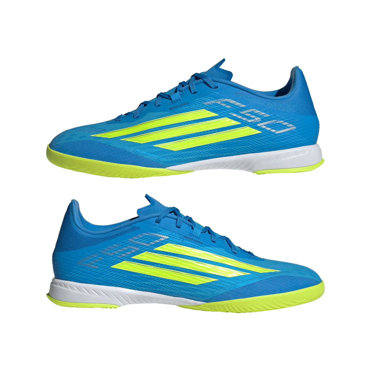 2026 New Arrival adidas F50 League IN Indoor Men's Soccer Shoes - Blue/Yellow/Aqua wholesalehk.shop