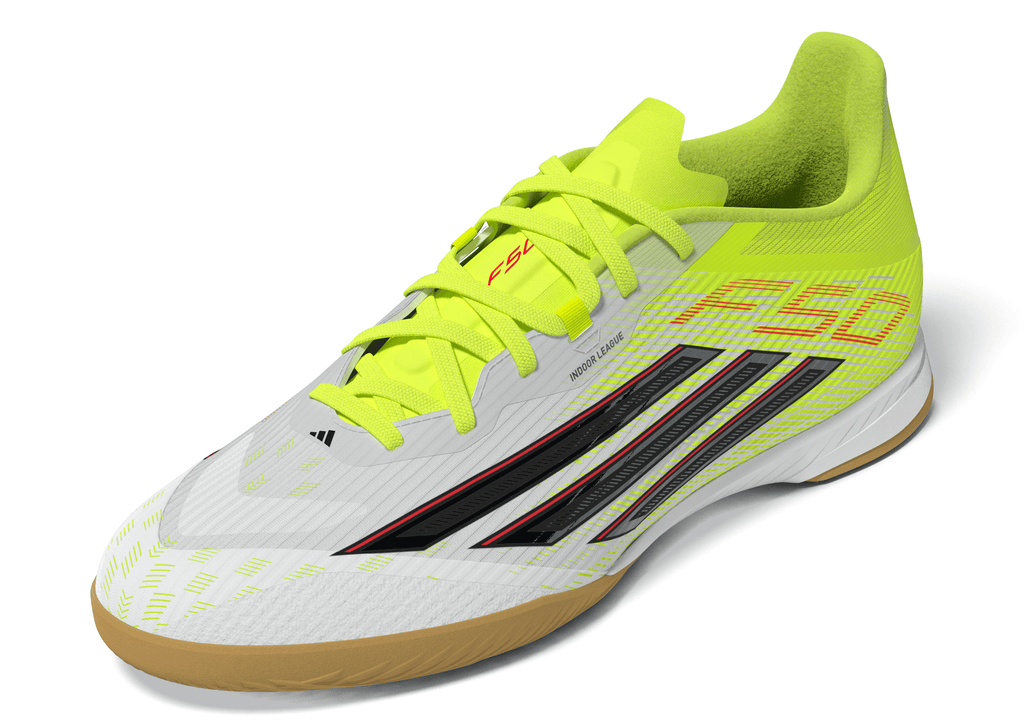 2026 New Arrival adidas F50 League IN Indoor Men´s Soccer Shoes - Yellow/Black/Red wholesalehk.shop