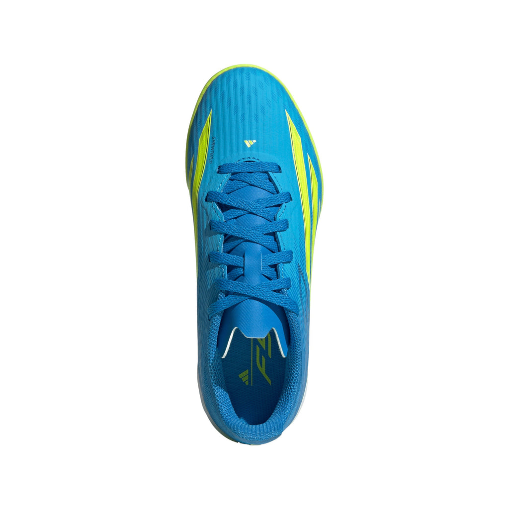 2026 New Arrival adidas F50 League IN Indoor Youth Soccer Shoes - Blue/Yellow/Aqua wholesalehk.shop