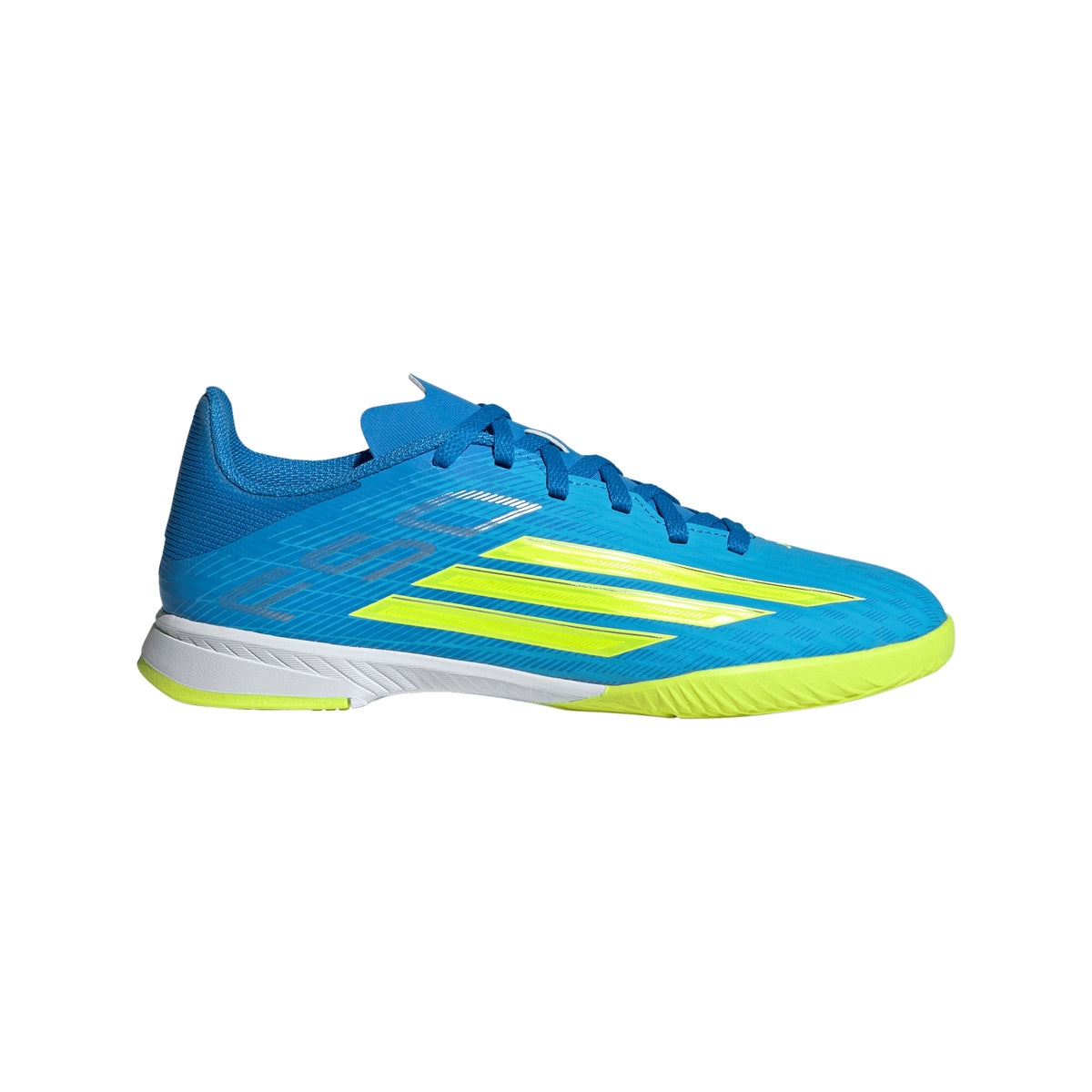 2026 New Arrival adidas F50 League IN Indoor Youth Soccer Shoes - Blue/Yellow/Aqua wholesalehk.shop